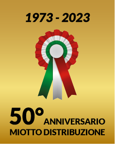 coccarda italiana 50 anniversario miotto distribuzione